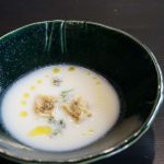 Ajo blanco～にんにく・湯葉・チョリソ～